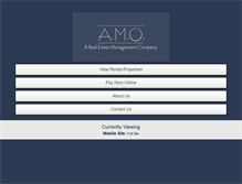Tablet Screenshot of amomgmt.com